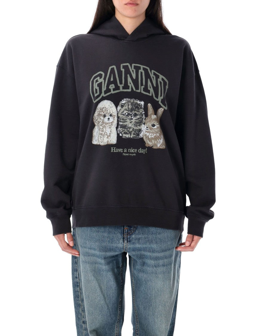 Ganni Isoli Oversized Hoodie