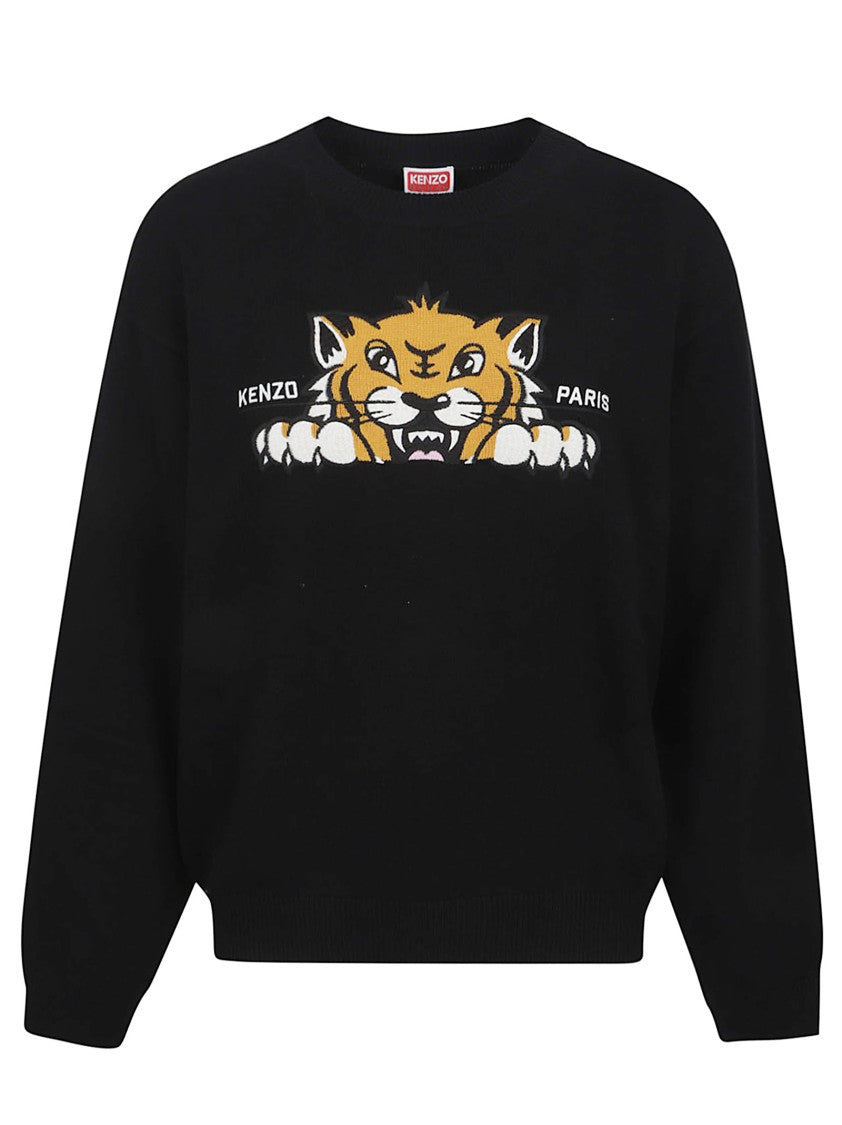 Kenzo Cropped Black Sweater