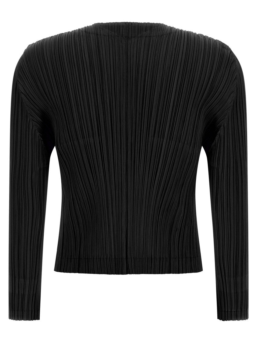 Pleats Please Issey Miyake Monthly Colors: August' Cardigan