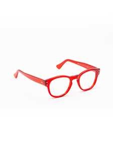 Statale 51 Bold Red Acetate Optical Frames With Timeless Design