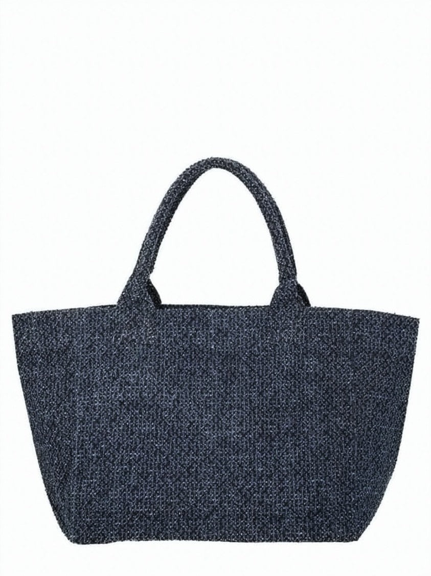 Ganni Textured Fabric Shoulder Bag
