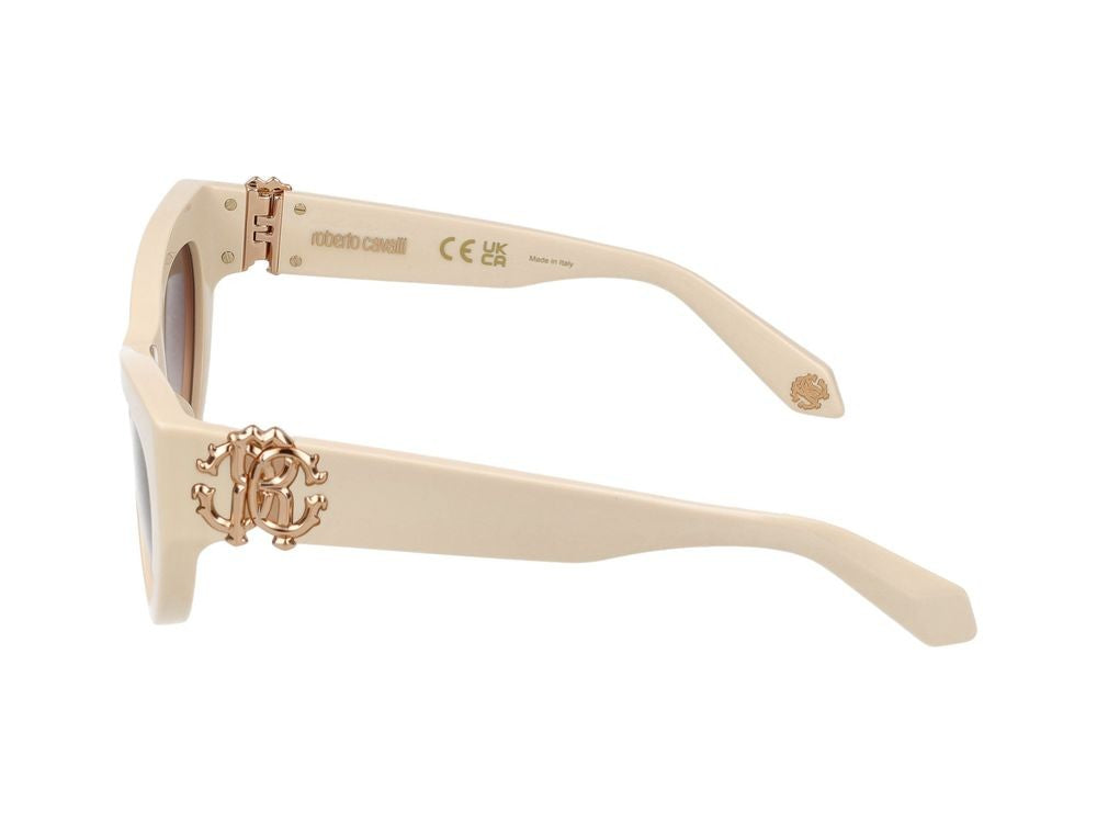 Roberto Cavalli Sunglasses Src017m 09X7 Panna Pieno Lucido 53/20/135