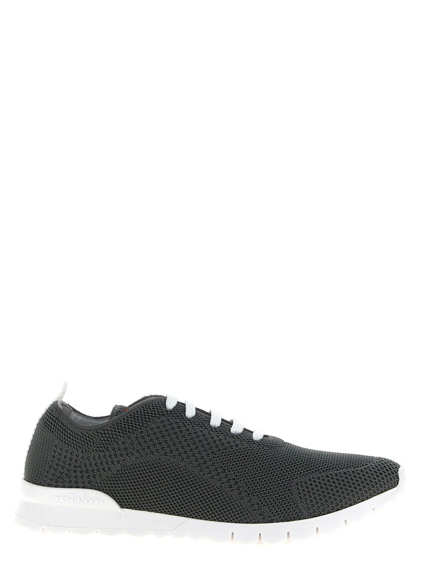 Kiton Breathable Mesh Effect Technical Sneakers
