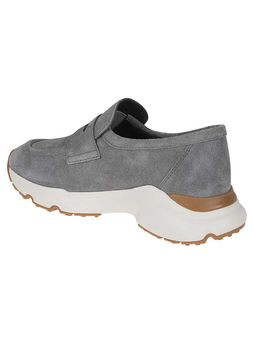 Tod's Suede Chunky Sole Loafers