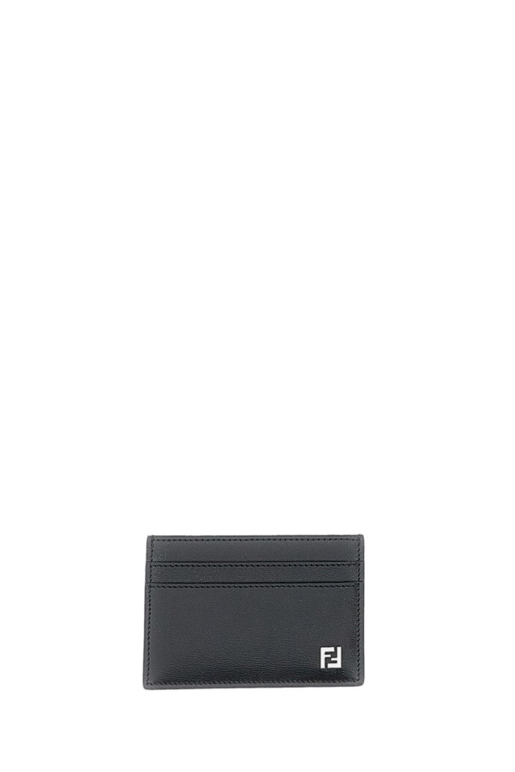 Fendi Ff Leather Card Holder