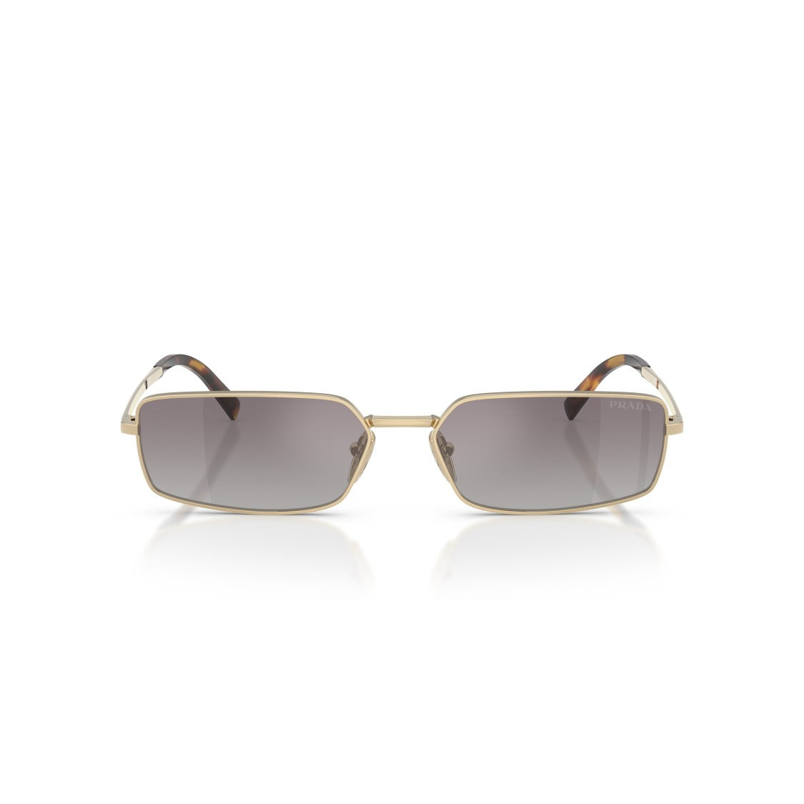 Prada 0Pr A60s Gradient Grey Rectangular Sunglasses
