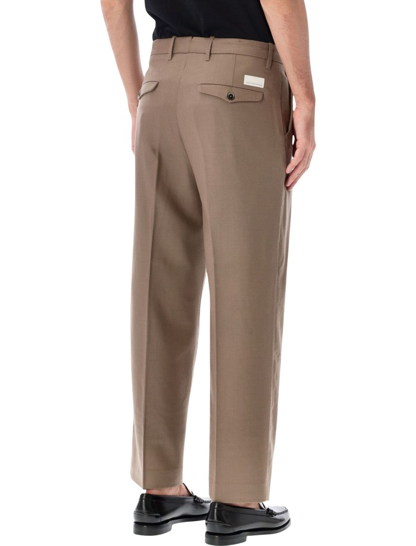 Nine In The Morning Apollon Structured Mid-Rise Straight-Leg Casual Pants