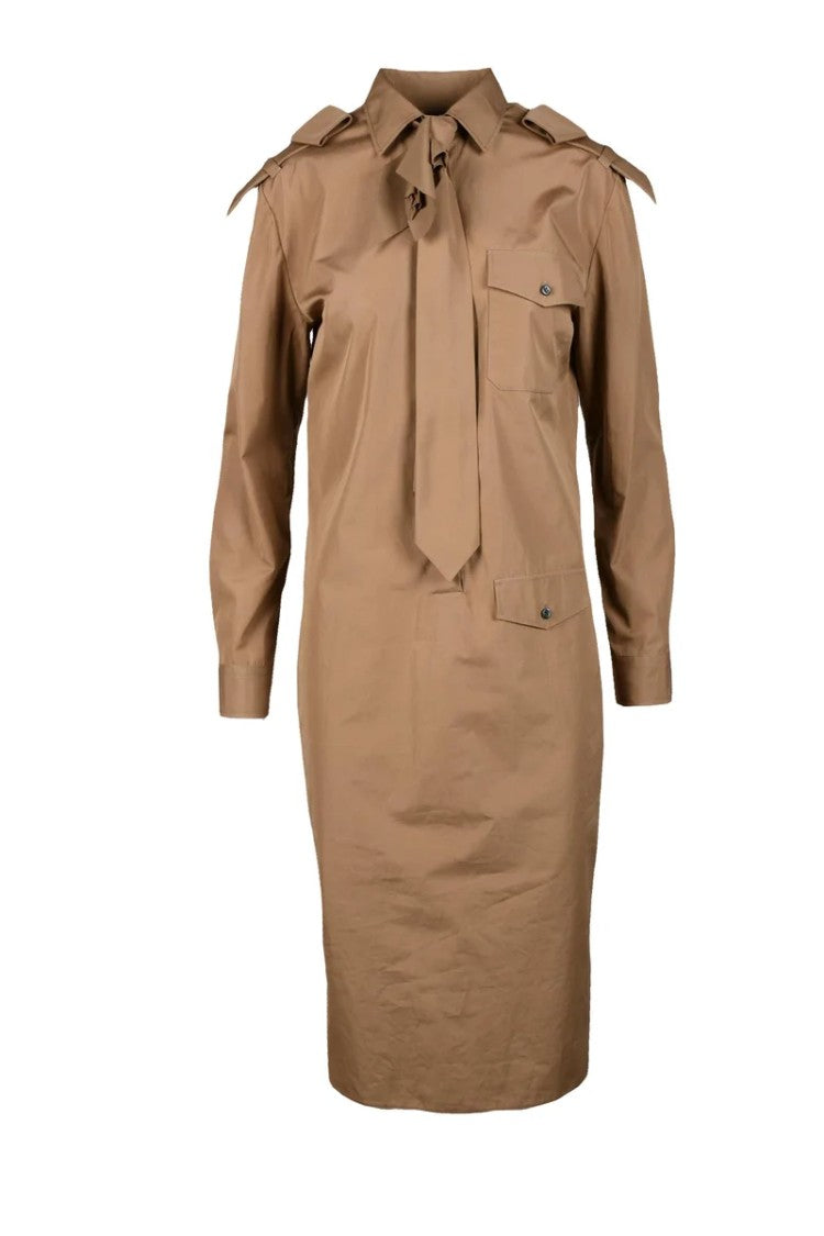 Prada Shirt Dress - Brown
