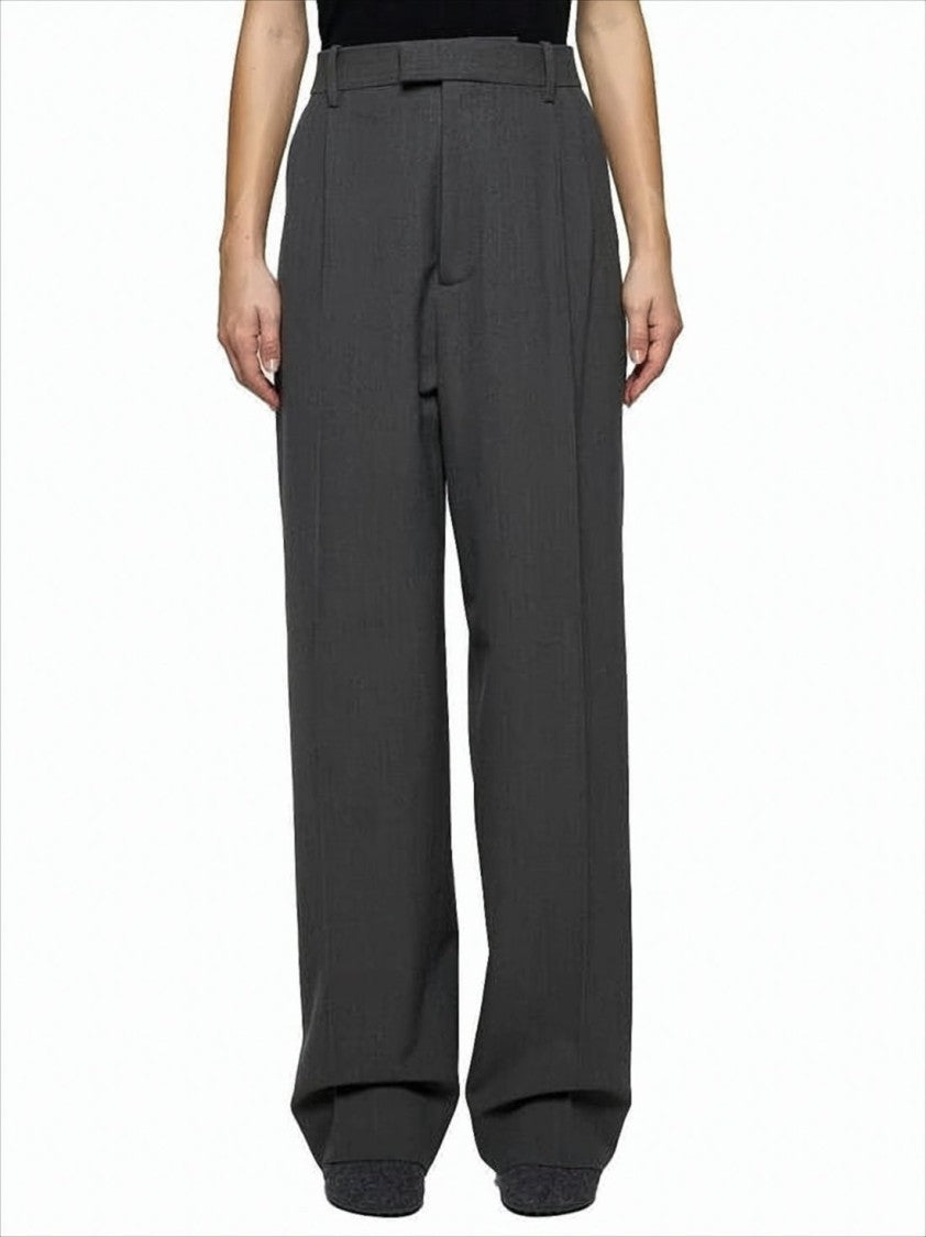 Bottega Veneta High-Waisted Tailored Suit Pants With Relaxed Fit