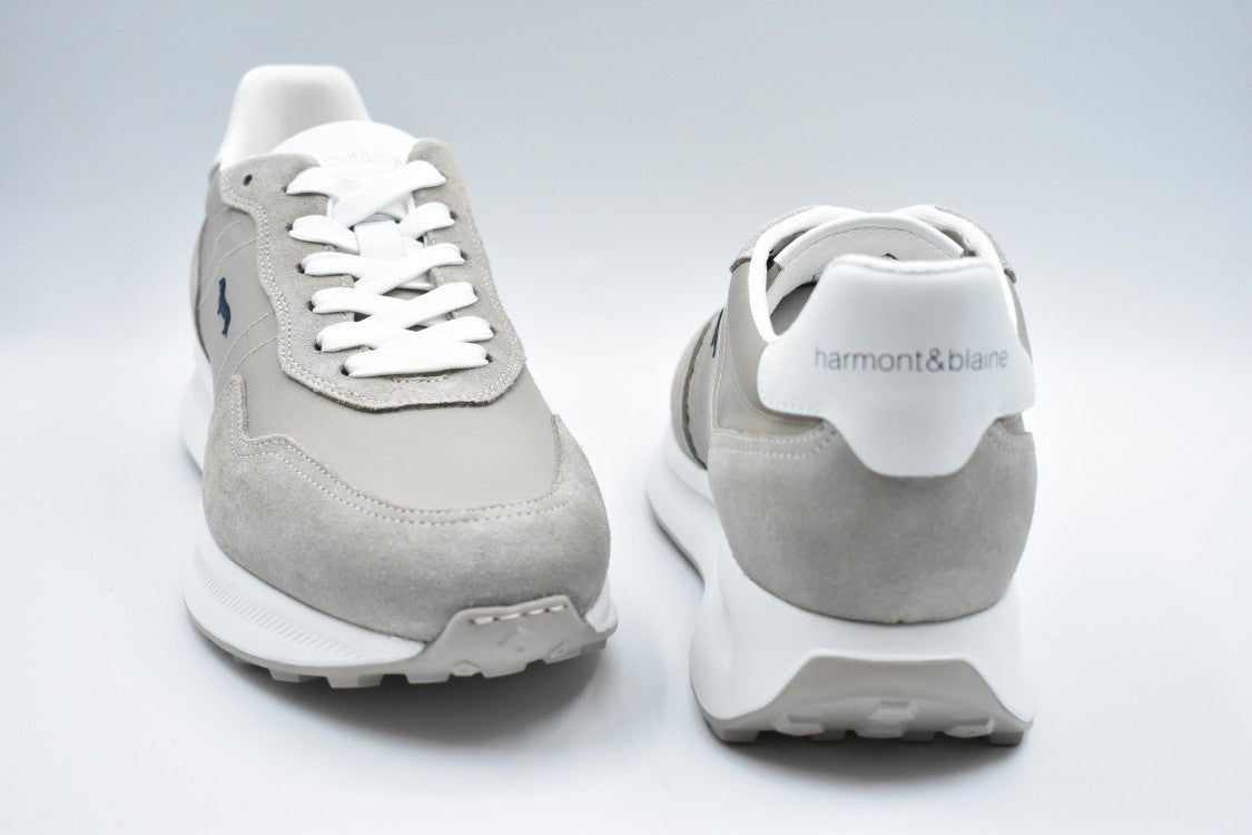 Harmont & Blaine Beige Sneakers With Innovative Rubber Sole