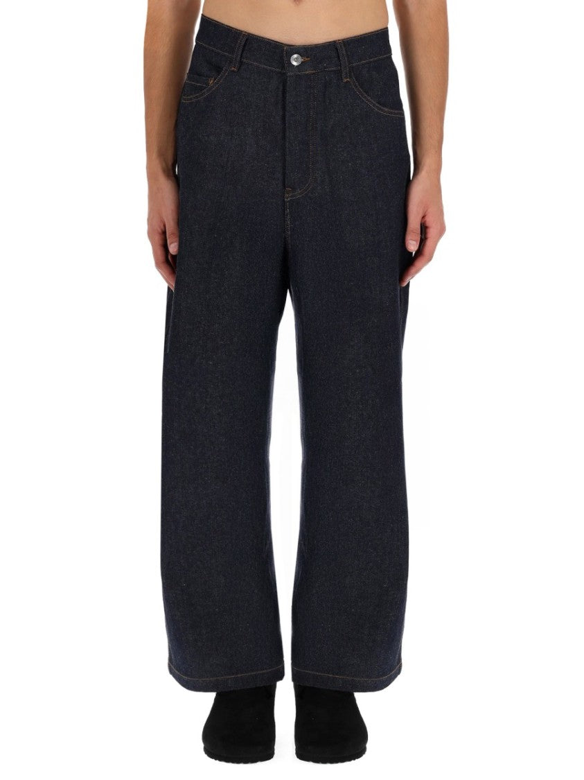 Ymc Replacement Wide Leg Indigo Jeans