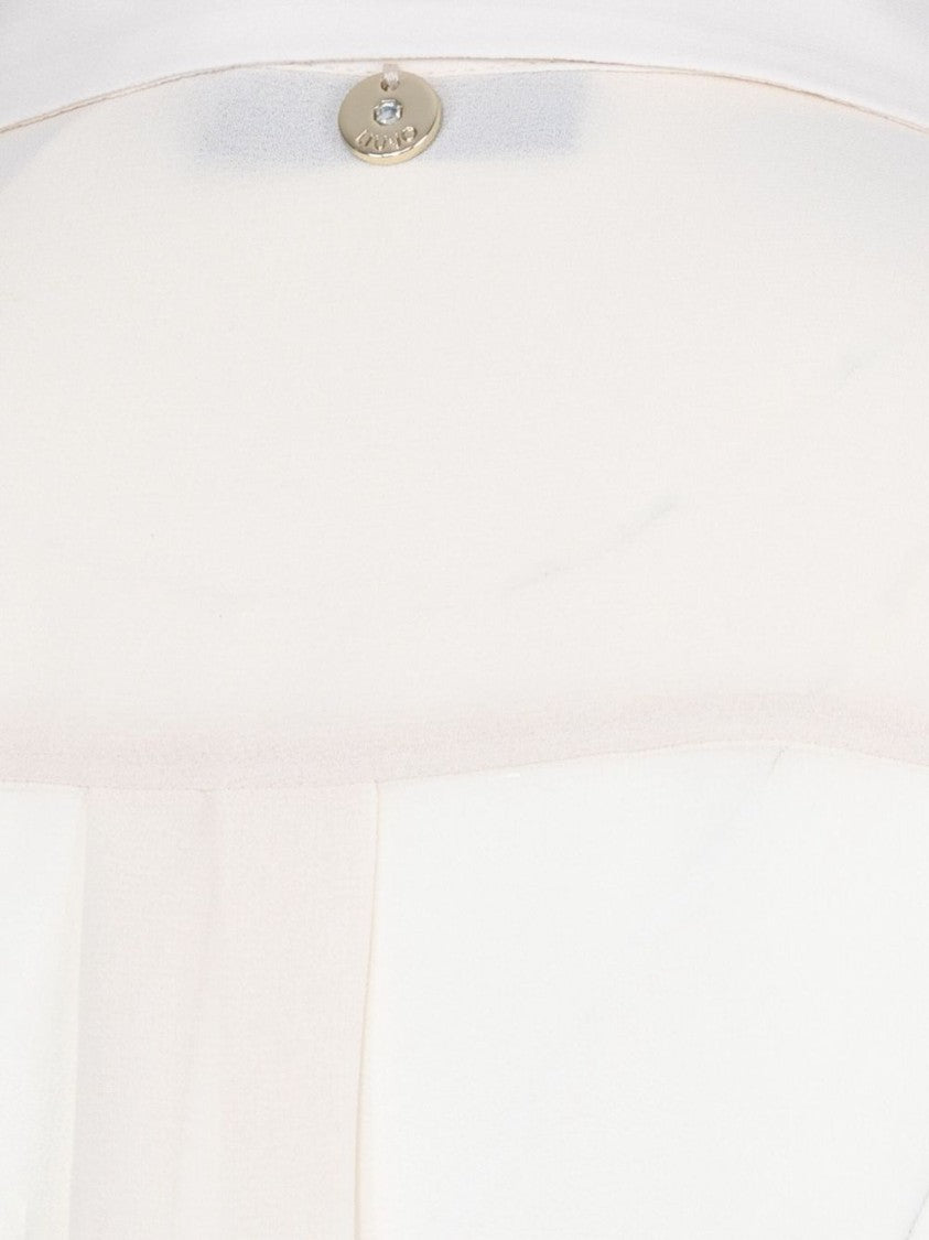 Liu Jo Ivory Shirt With Classic Collar