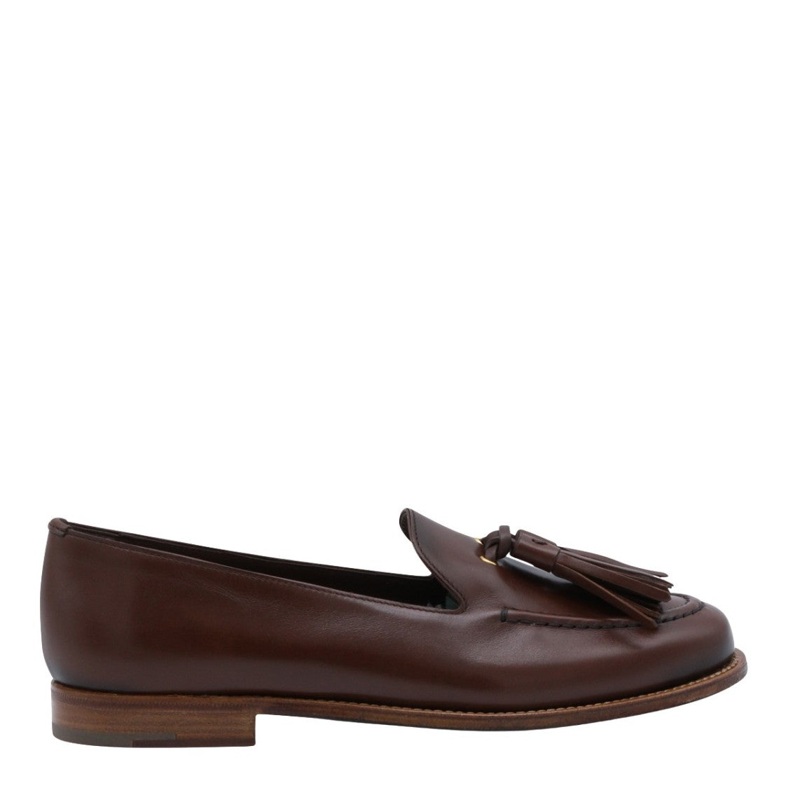 Church's Smooth Leather Flat Shoes With Decorative Tassels