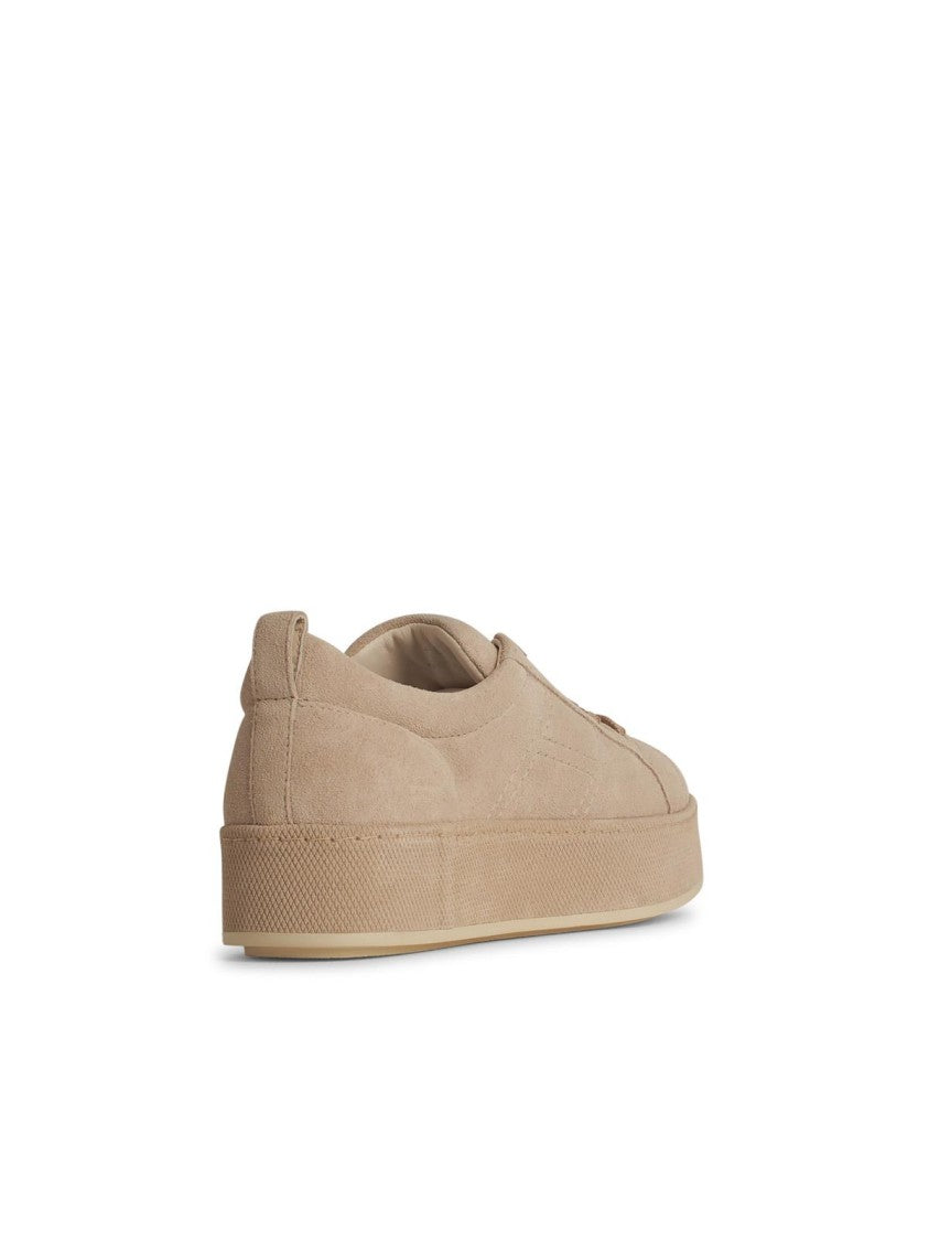 Hogan H681' Beige Leather Sneakers