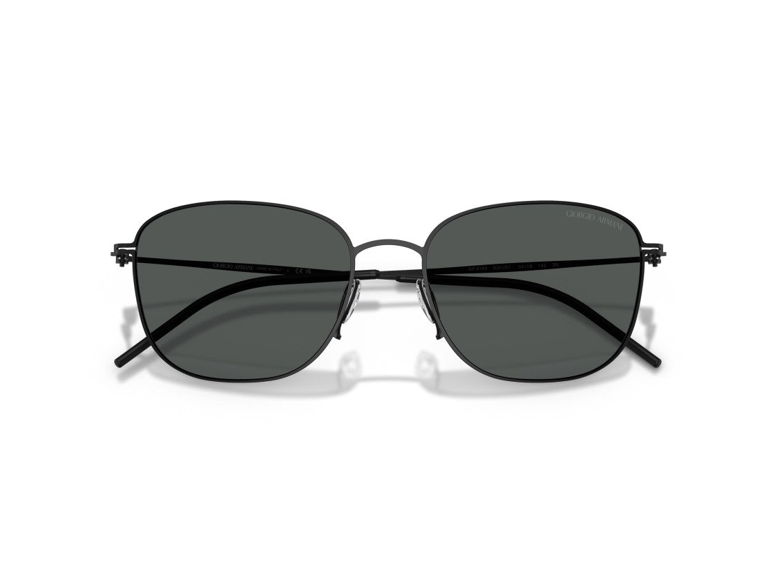 Giorgio Armani 0Ar6168 Minimalist Metal Round Sunglasses