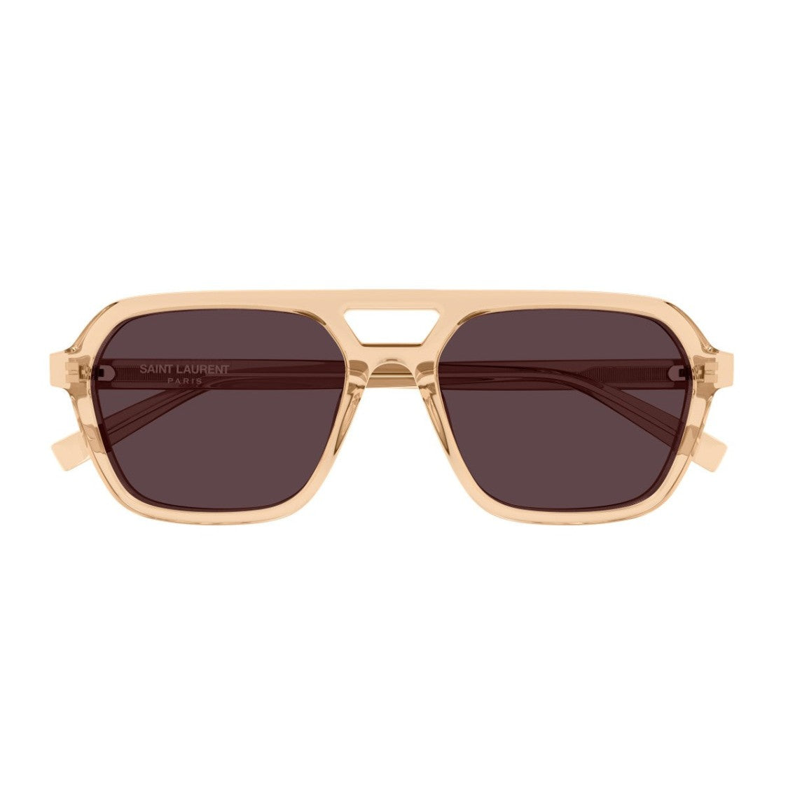 Saint Laurent Yellow Sl 905 Acetate Pilot Sunglasses