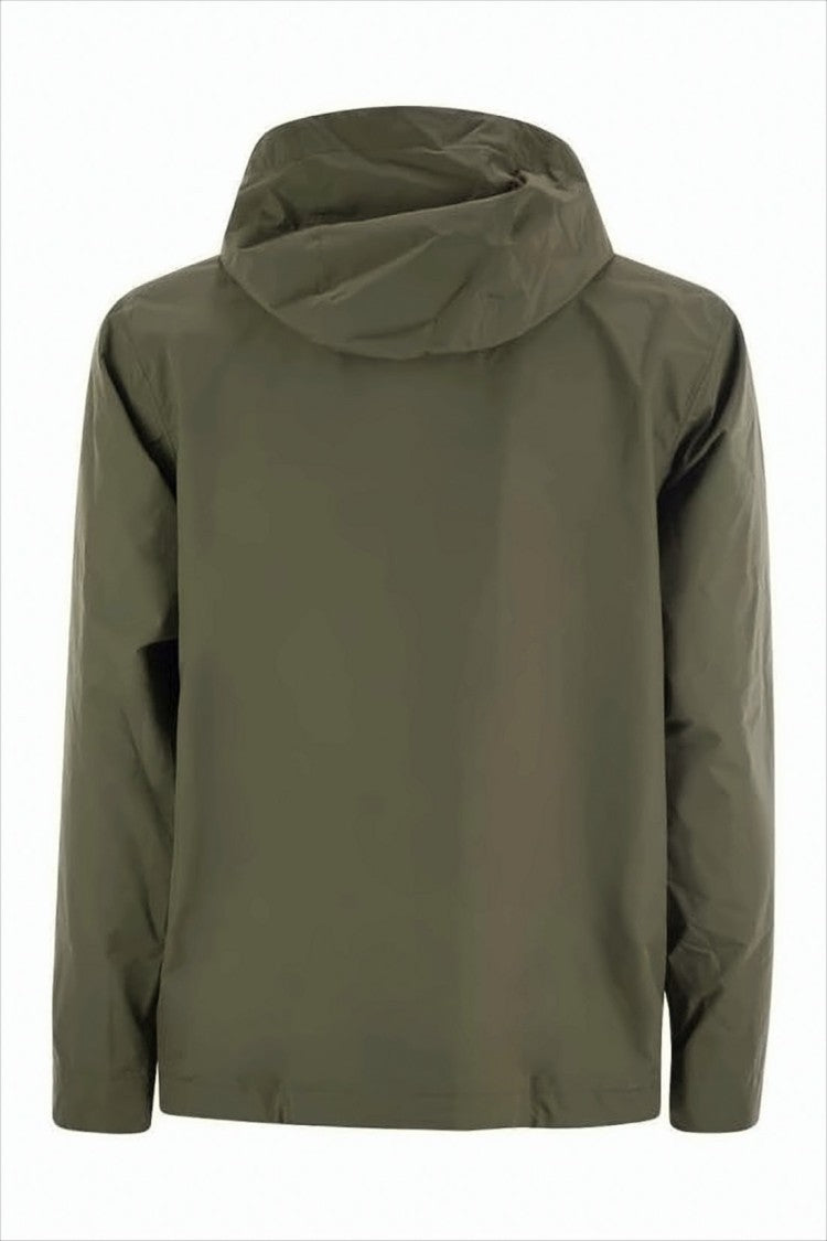 Patagonia Minimalist Olive Green Jacket With Brown Lining