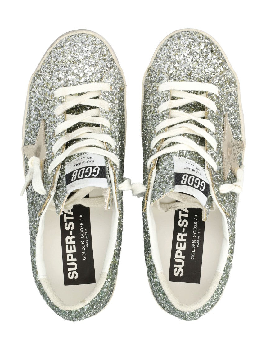 Golden Goose Super Star Glitter Low Sneakers
