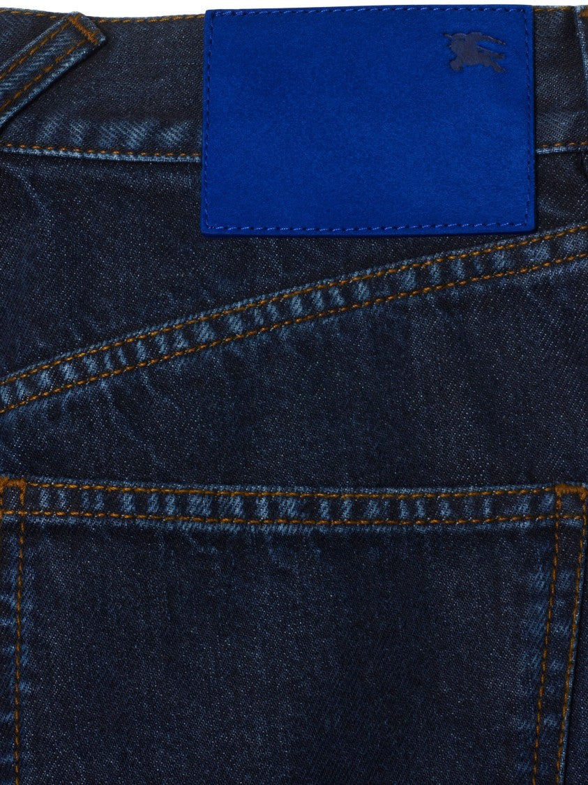 Burberry Flared Indigo Denim Five-Pocket Jeans