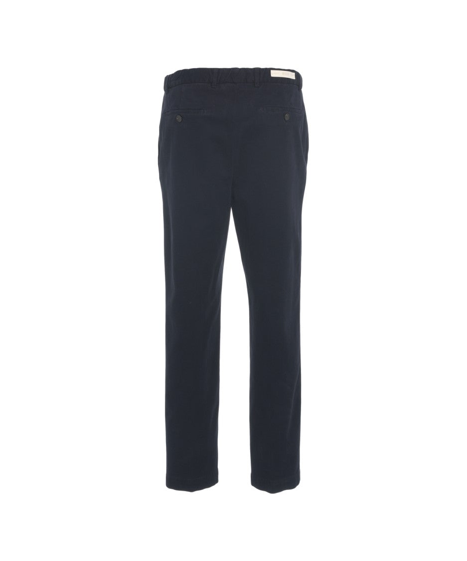 Briglia Classic Black Chino Pants With Tailored Fit And Functional Pockets