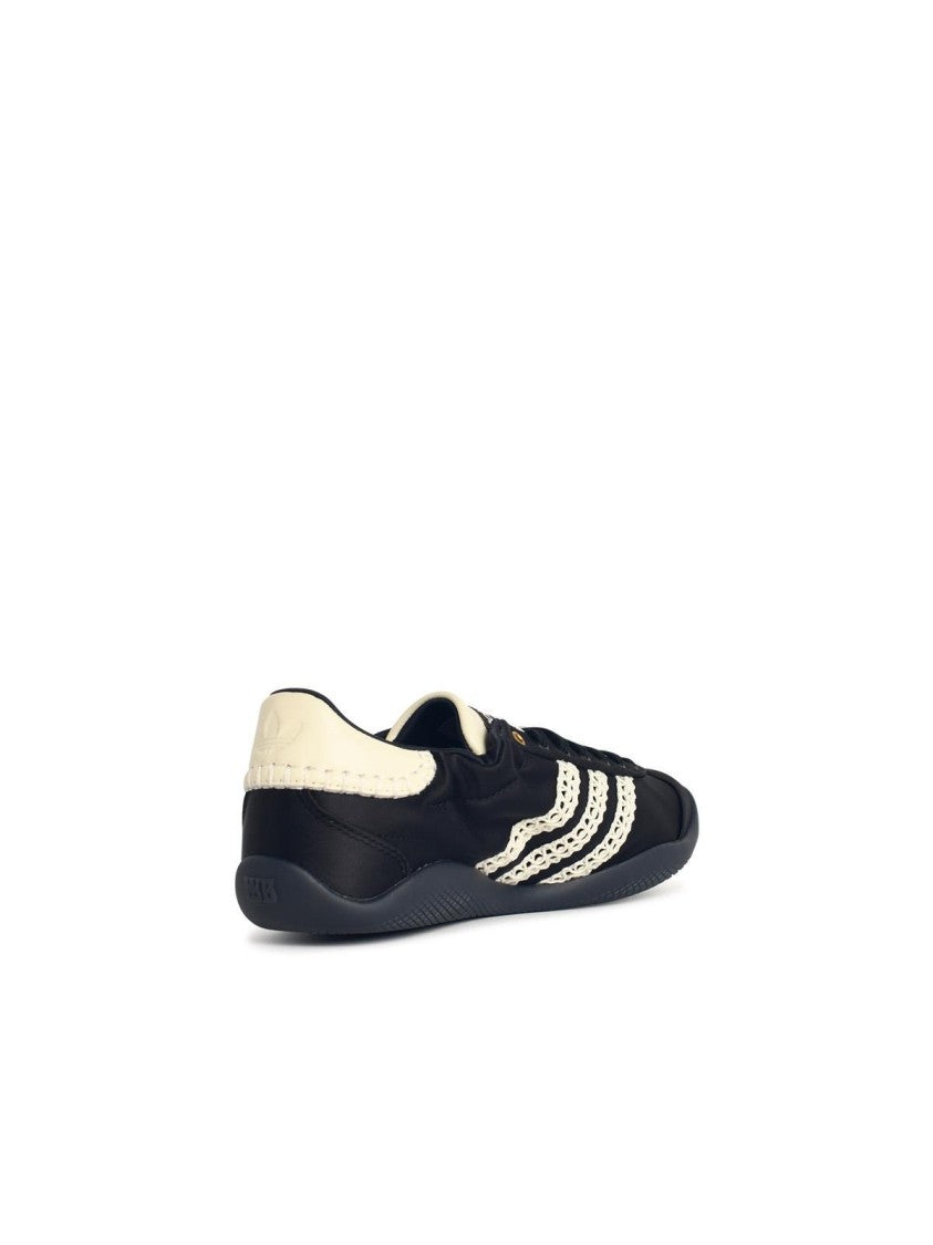 Adidas X Wales Bonner Karintha Lo Satin' Black Fabric Sneakers