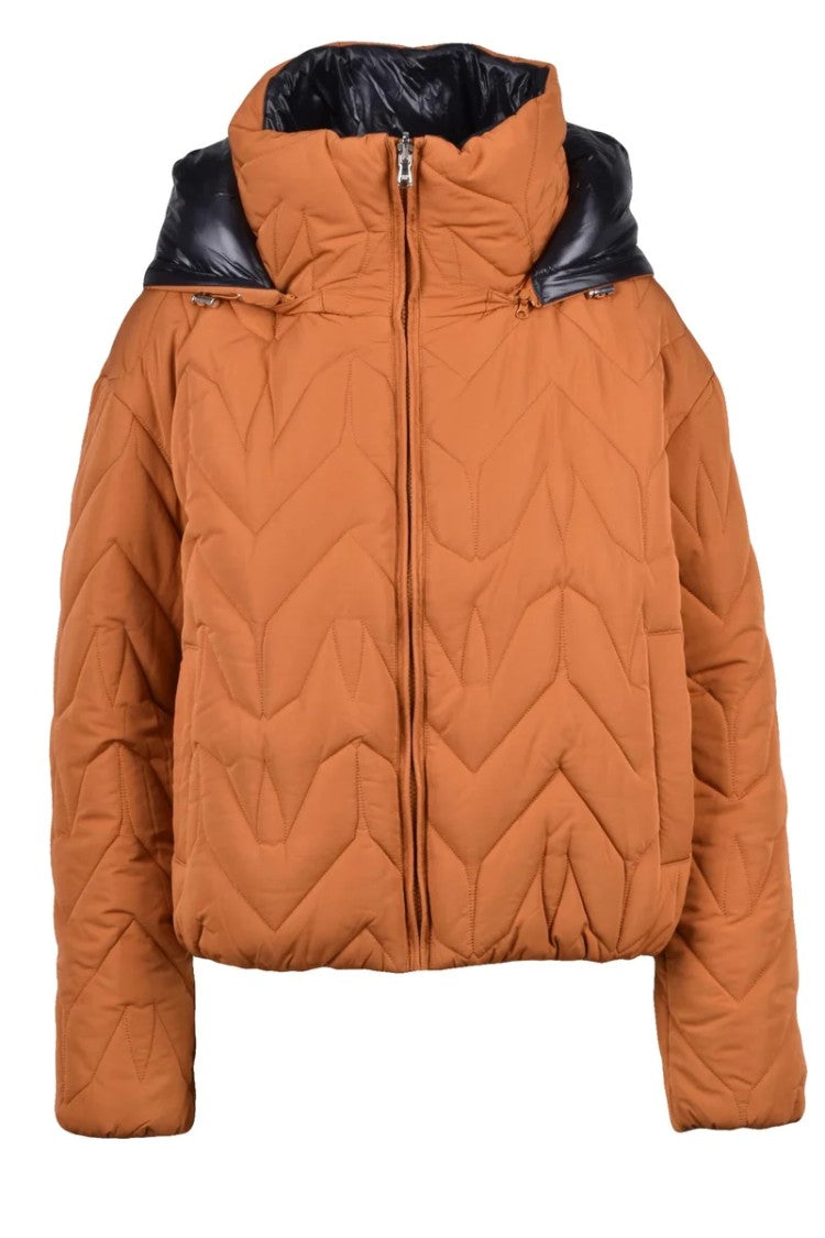Patrizia Pepe Reversible Down Jacket - Brown