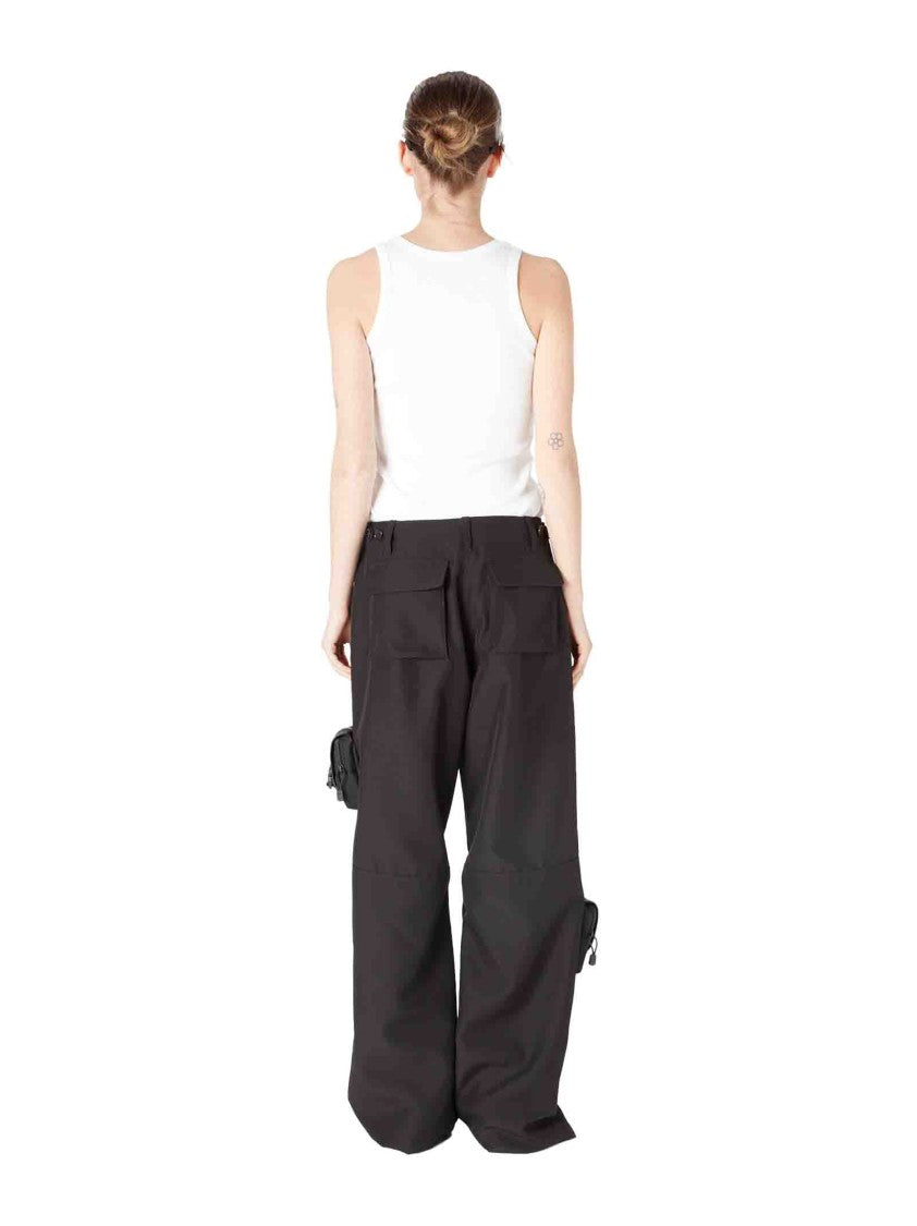 Coperni Utility-Inspired Wide-Leg Cargo Trousers