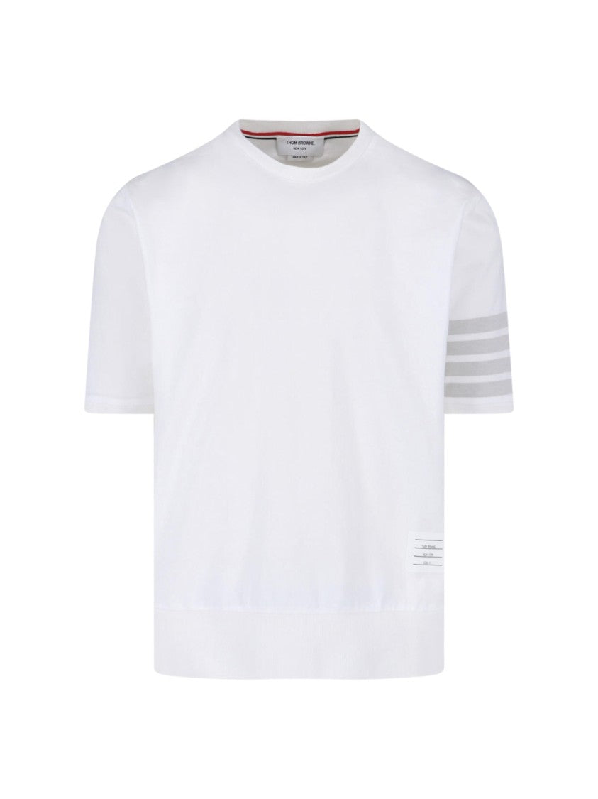 Thom Browne "4 Bar" T-Shirt – White