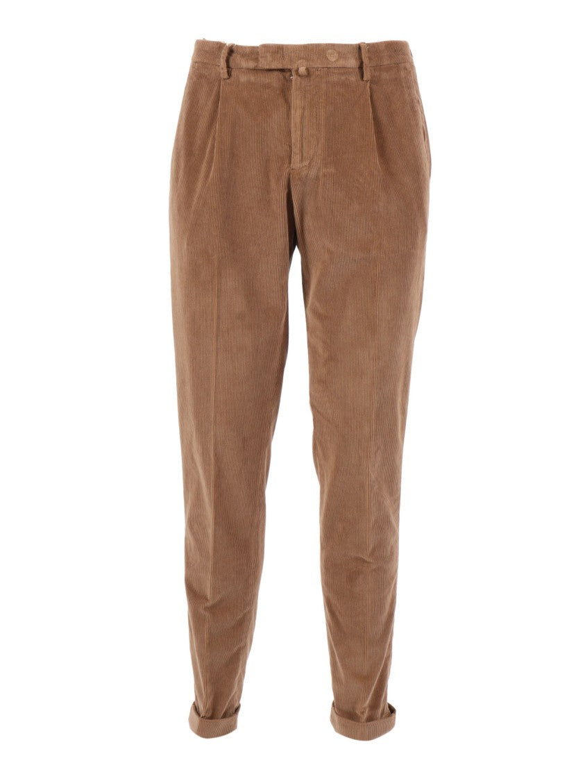 Briglia Straight-Leg Tailored Pants With Structured Waistband