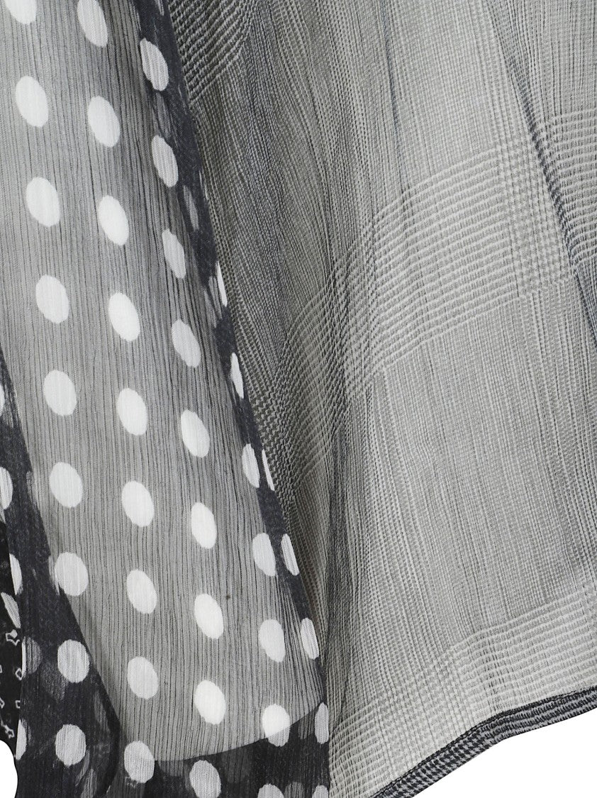 Ermanno Scervino Patterned Sheer Shirt With Button-Down Front