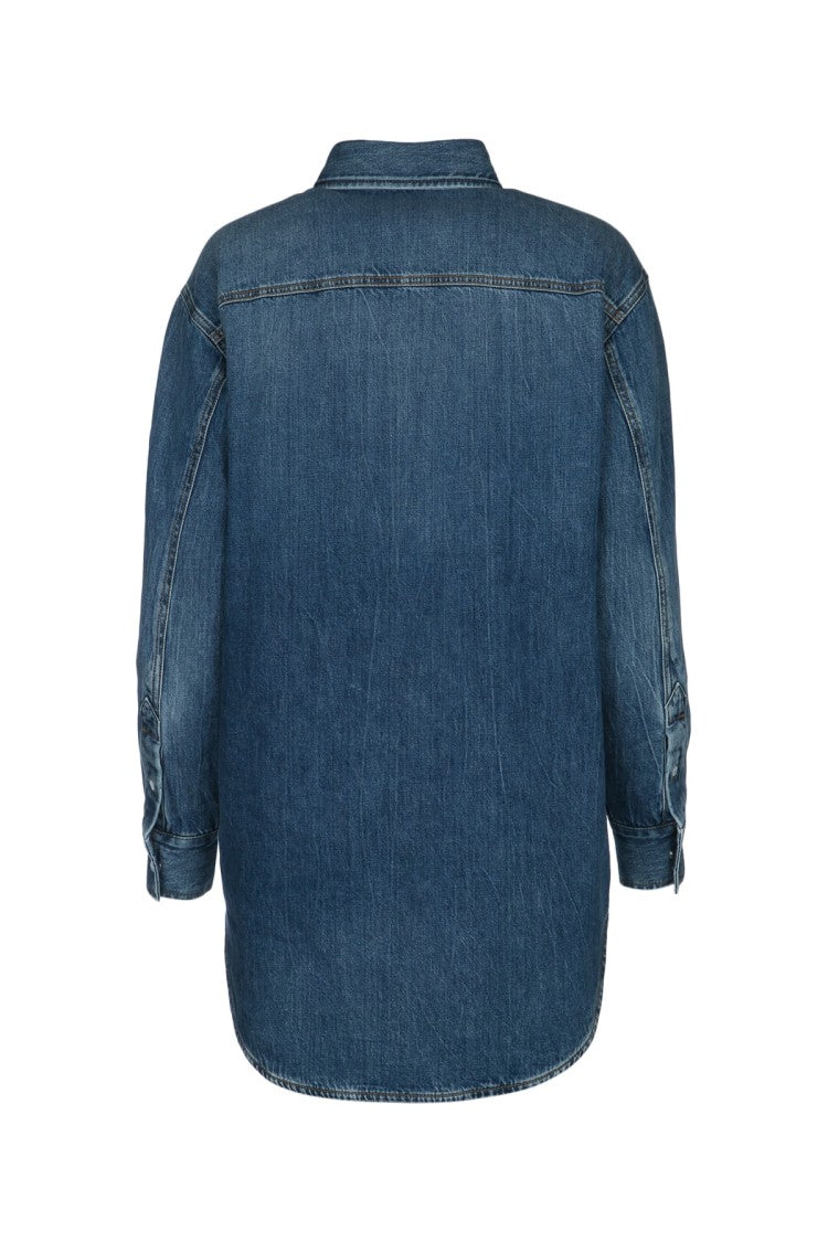Gucci Classic Denim Shirt With Button-Down Closure