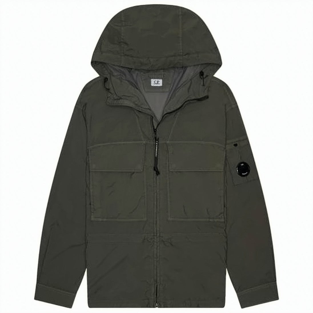 C.P. Company Utilitarian Green Hooded Jacket