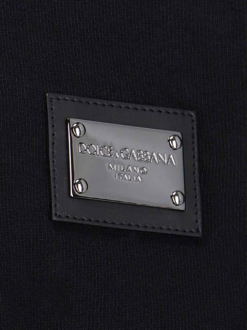 Dolce & Gabbana Logo Hoodie – Black