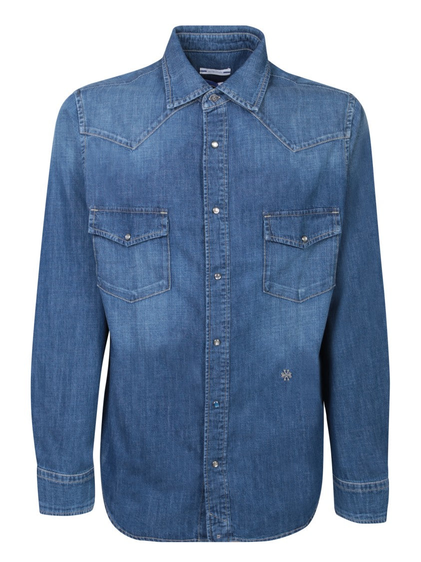 Jacob Cohen Blue Casual Cotton Shirt
