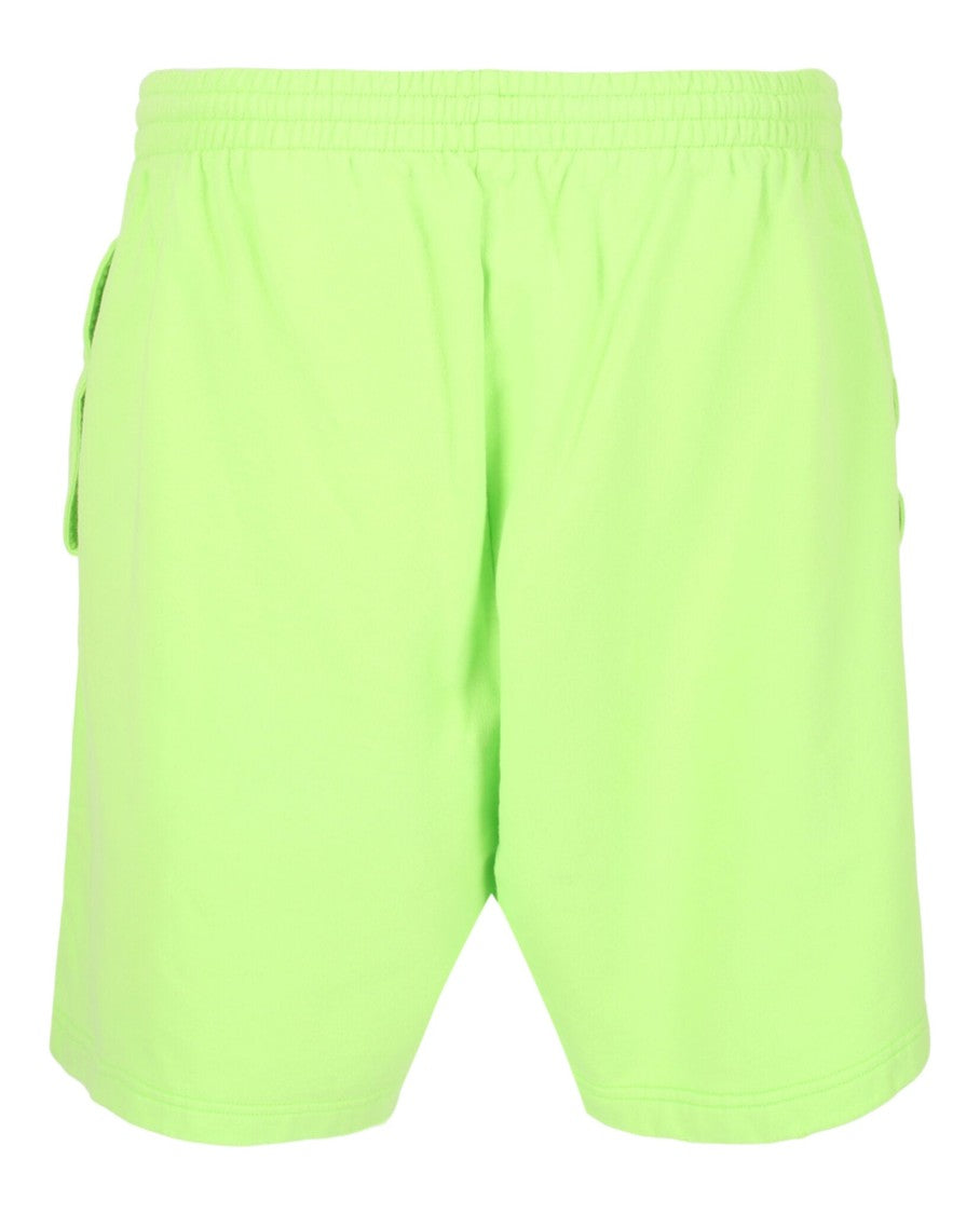 Balenciaga Graphic Printed Sweat Shorts With Drawstring Closure