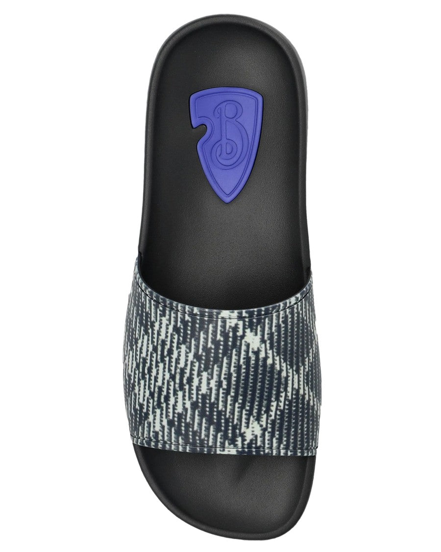 Burberry Textured Upper Black Mules