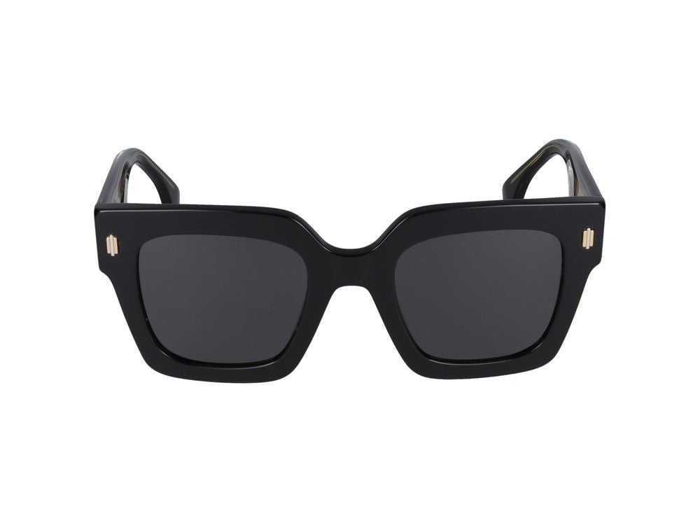 Maison Fendi Black Bold Oversized Square Sunglasses