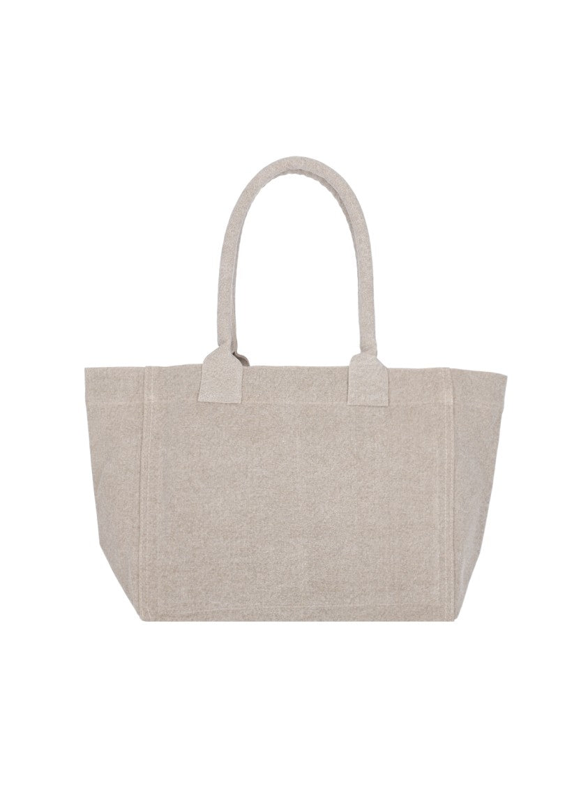 Isabel Marant “Yenky Zipped” Tote Bag – Beige