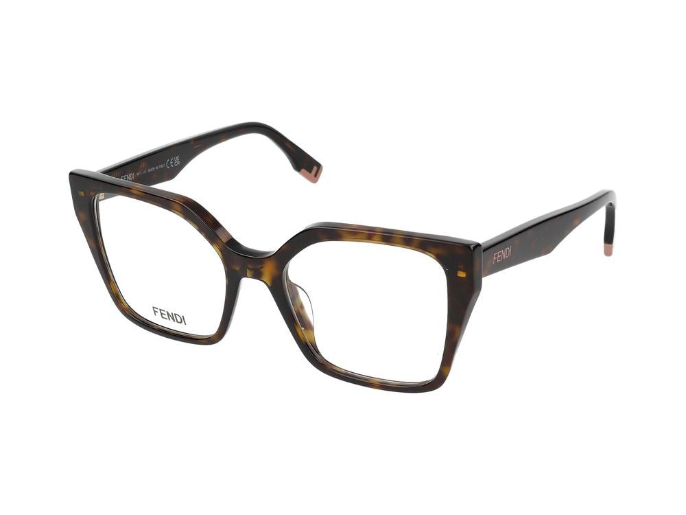 Maison Fendi Tortoiseshell Fe50002i Bold Oversized Eyeglasses