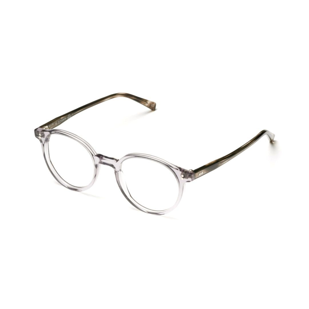 Kador Panto/N Translucent Smoky Finish Round Frame Eyeglasses