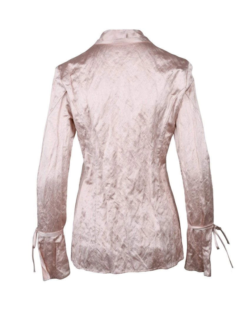 Blumarine Metallic Shirt - Pink