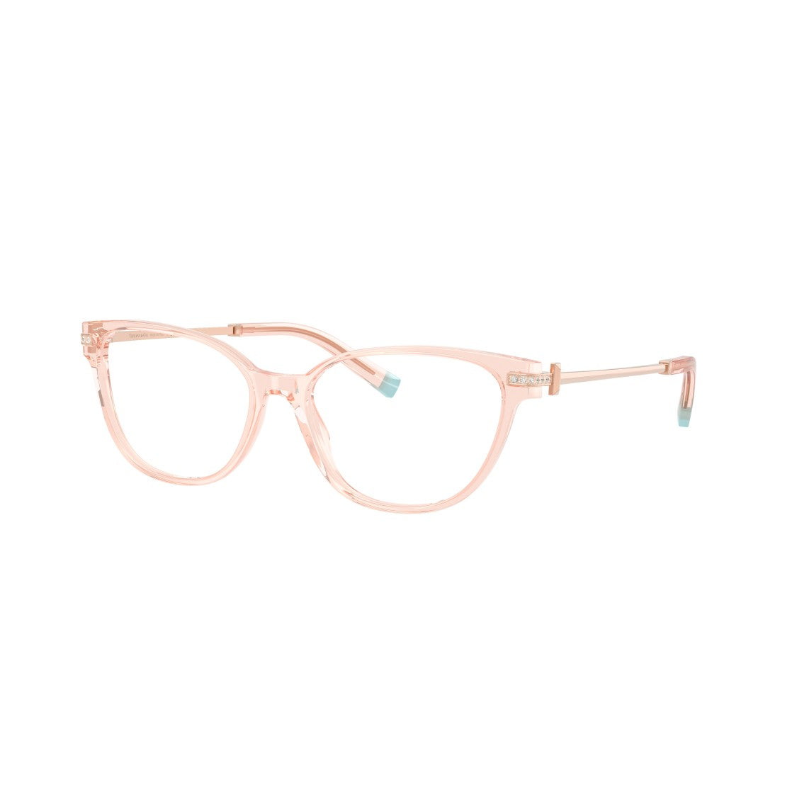 Tiffany & Co. 0Tf2223b Translucent Light Pink Cat-Eye Eyeglasses