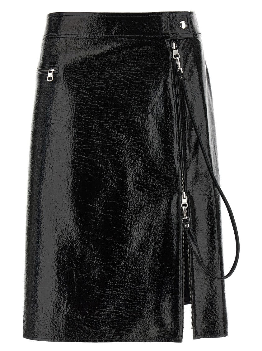 Courrèges Zipped Vinyl' Skirt