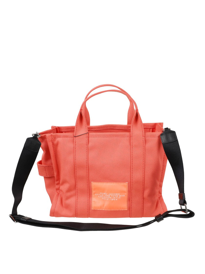 Marc Jacobs Structured Tote Bag With Adjustable Strap And Bold Text