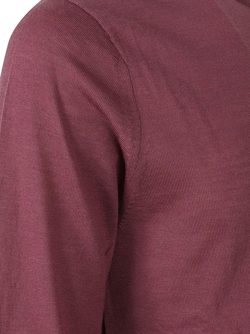Ballantyne Lightweight Wool Sweater With Classic Crew Neckline