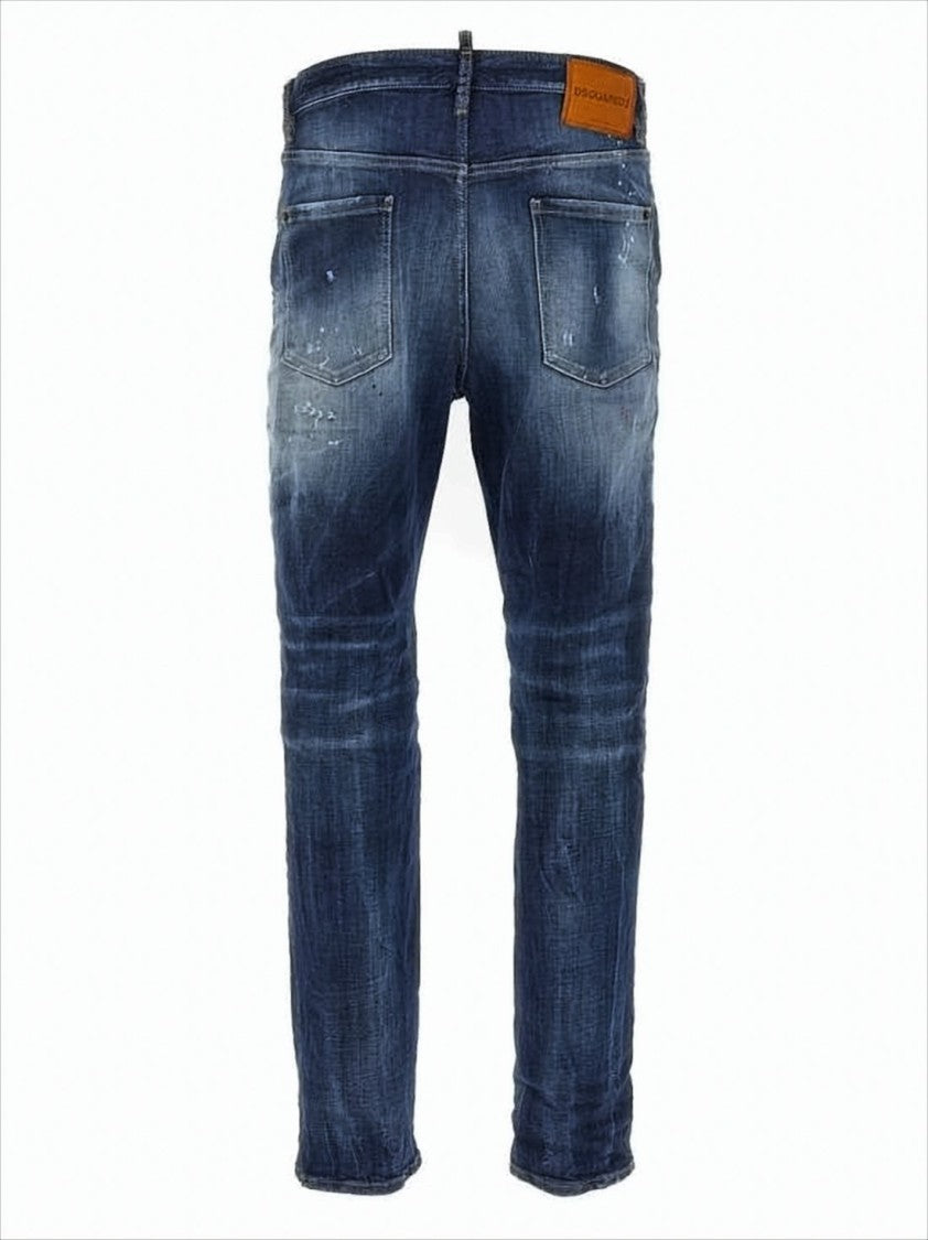 Dsquared2 Distressed Slim Fit Denim Pants