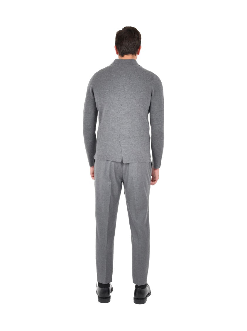 Drumohr Double-Breasted Pure Merino Wool Blazer