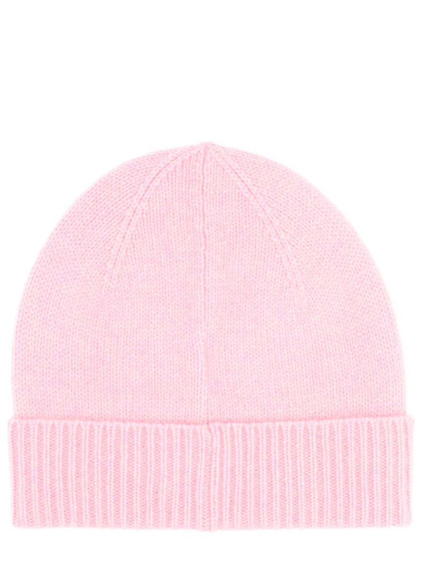 Guest In Residence Pastel Pink Wide Ribbed Cuff Cashmere Beanie