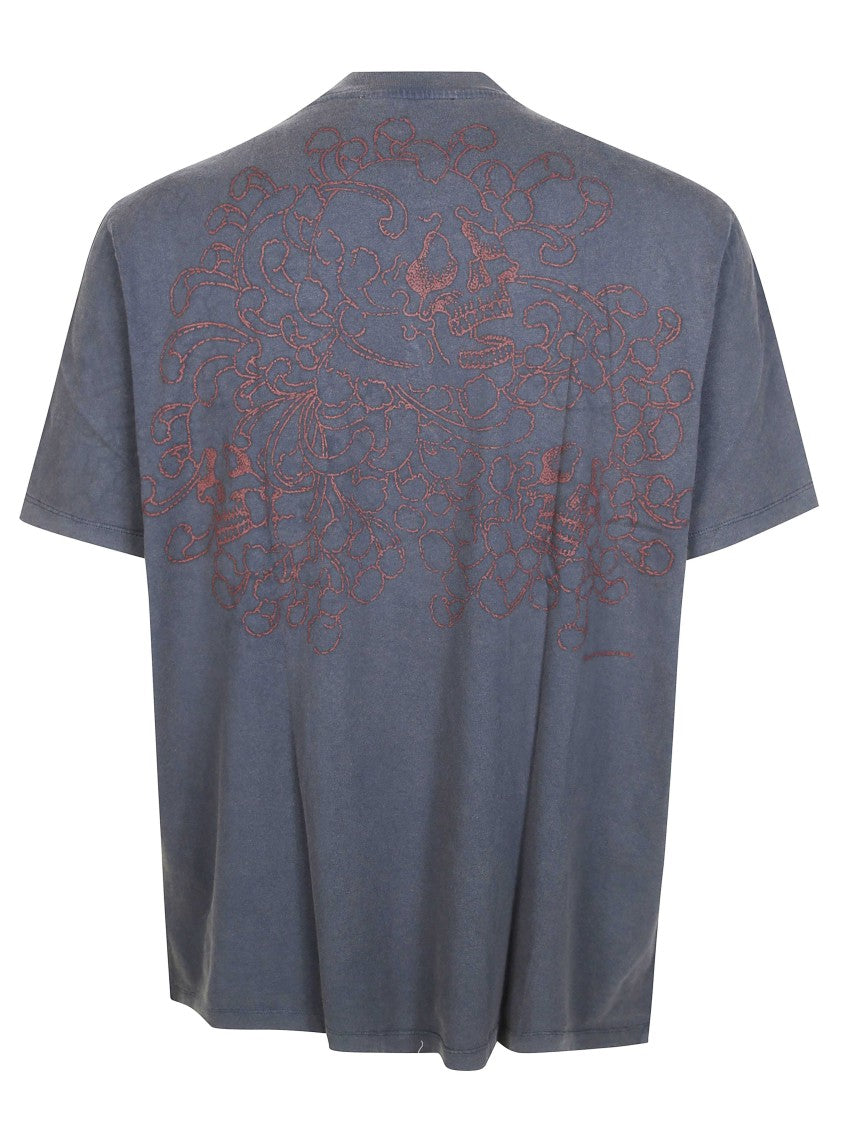 Our Legacy Box Embroidered Cotton T-Shirt