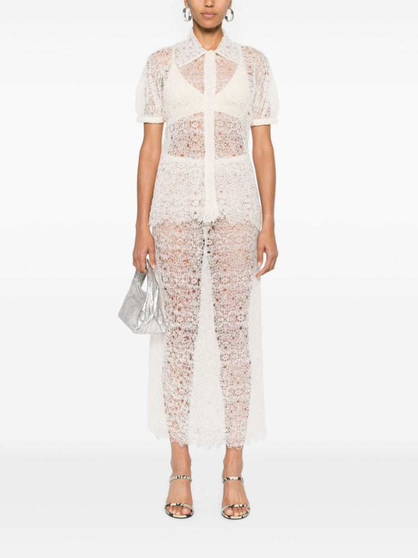 Beaufille Pinta White Lace Shirt